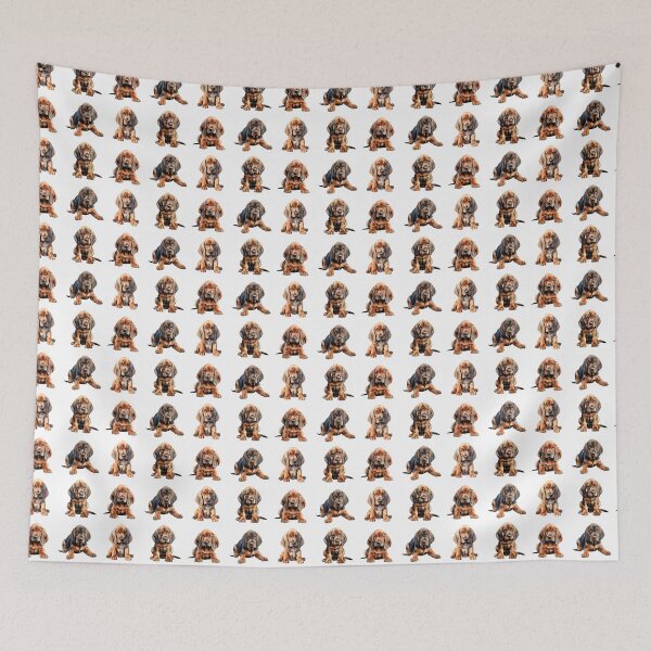 Item preview, Cachorros de sabueso de acuarela designed and sold by TheAnimalZ00.