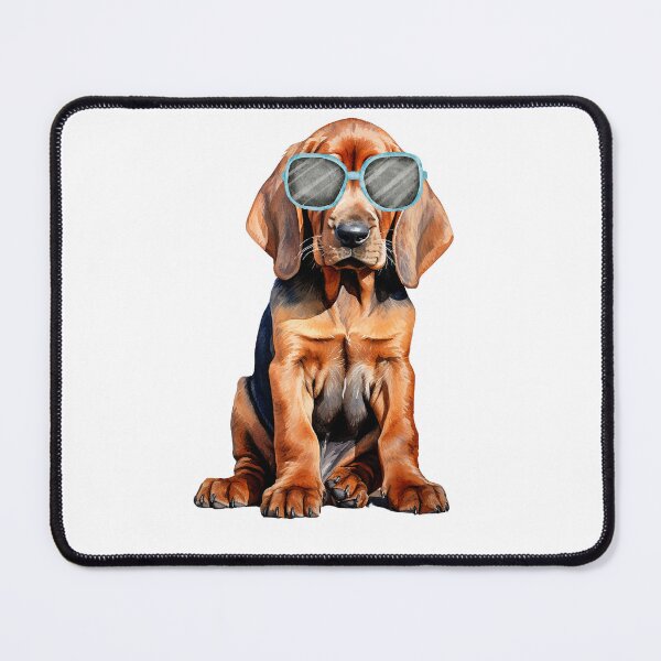 Artikelvorschau, Bloodhound-Welpe mit Sonnenbrille entworfen und verkauft von TheAnimalZ00.