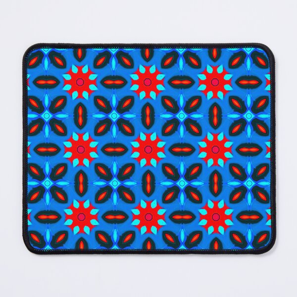 Item preview, Blue and red seamless pattern designed and sold by Fantacaroo Designs.