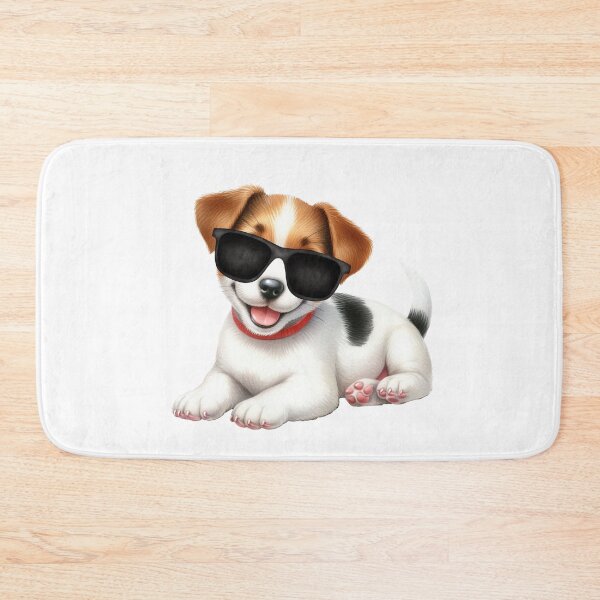 Item preview, Cute Jack Russell Terrier Puppy Wearing Sunglasses designed and sold by TheAnimalZ00.