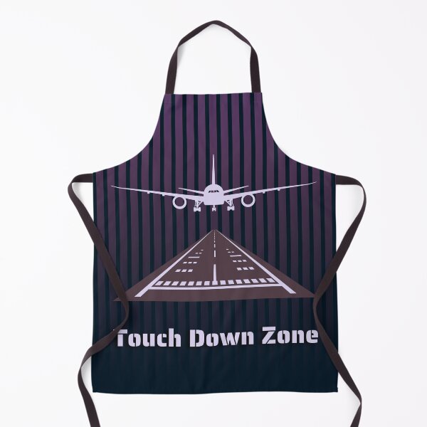 Item preview, Airplane Landing on Runway Touch Down Zone, Purple Design. designed and sold by NOVOImpression.