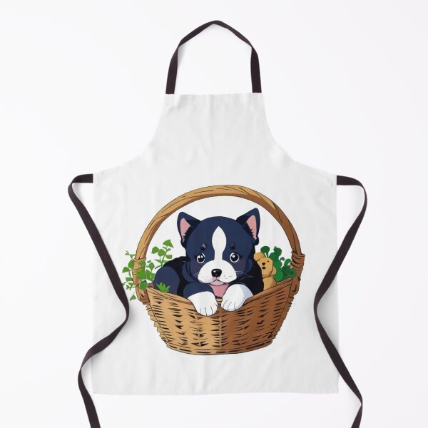 Item preview, Puppy sitting in Basket designed and sold by Epic TV USA.