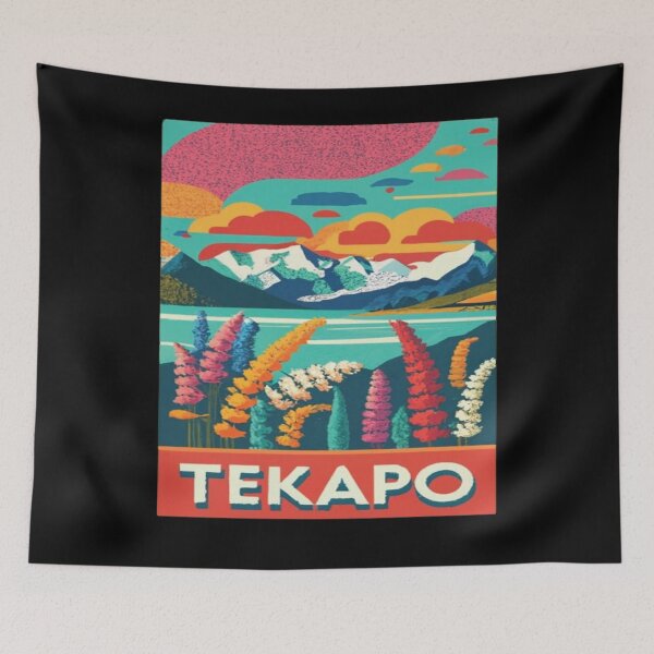 Item preview, Explore Lake Tekapo, Takapo Lake stargazing, Lake Side Lupins, Resorts, Camping And Backpacking designed and sold by UrbanGraphixs.