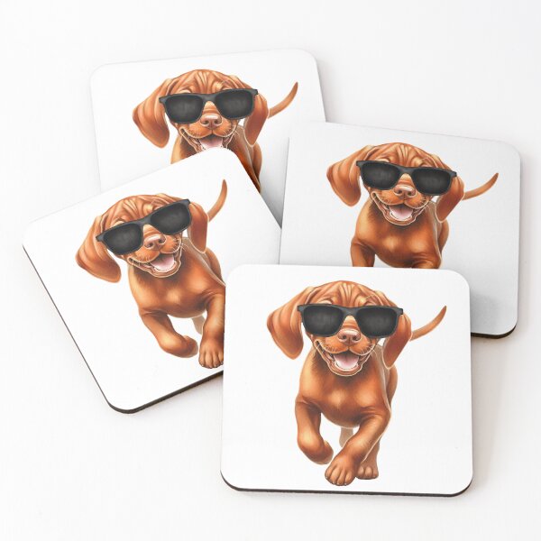 Item preview, Vizsla Dog Wearing Sunglasses designed and sold by TheAnimalZ00.