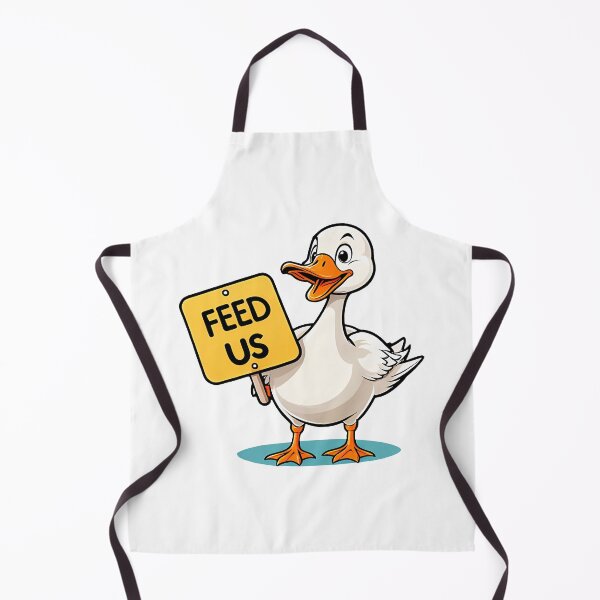 Item preview, Goose Signs Saying FEED US designed and sold by WIKWOK.