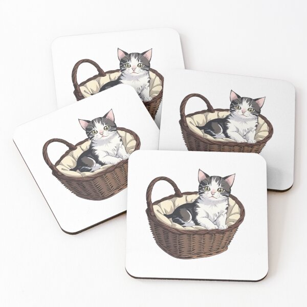 Item preview, Kitten, Cat in Basket designed and sold by Epic TV USA.