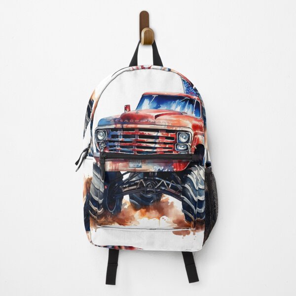 Item preview, Watercolor drawing of a monster truck designed and sold by dcrc.