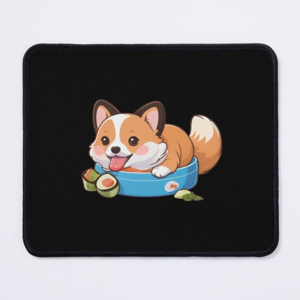 Item preview, Adorable Animal: Cute Kawaii Corgi Eating Sushi designed and sold by BaisaStudio.
