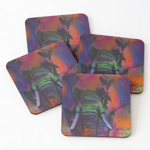 Item preview, Bright Modern Elephant Pop Art designed and sold by artycraftylady.
