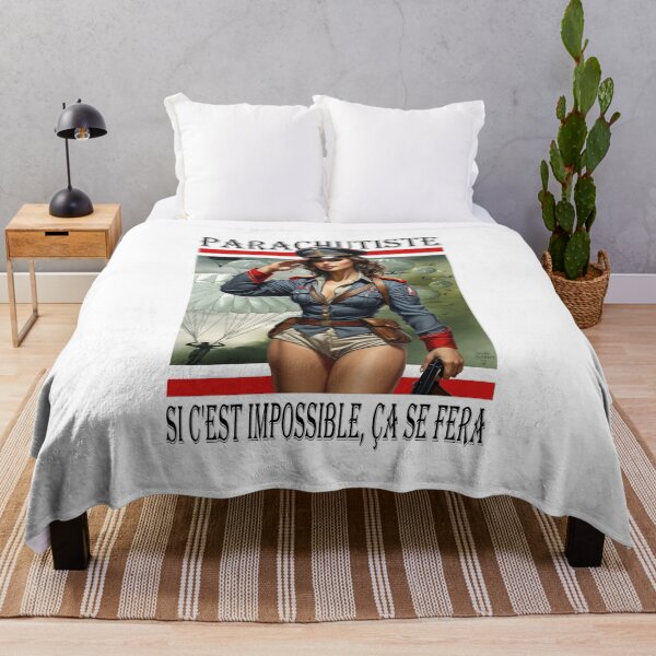 Item preview, Parachutiste; Pin Up Girl; France; designed and sold by StickerApe.