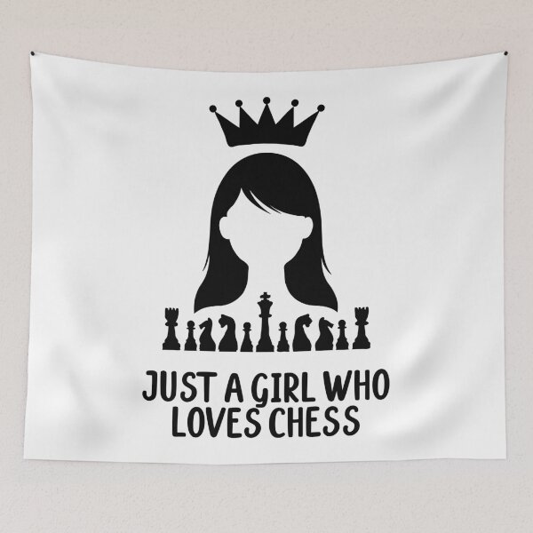 Item preview, Just A Girl Who Loves Chess designed and sold by teedory.