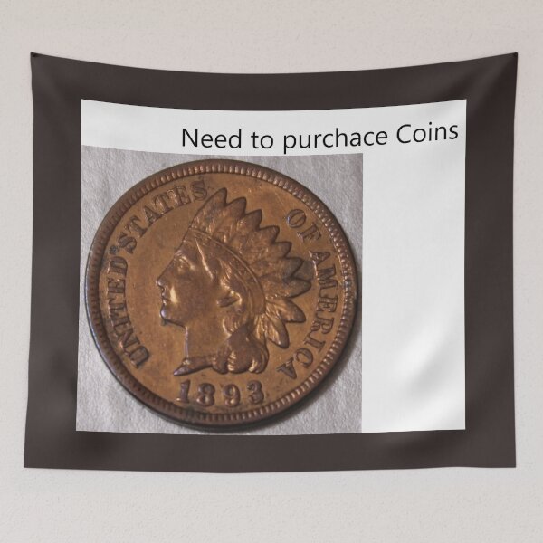 Item preview, Need to Purchase Coins designed and sold by coinsxcrochet.