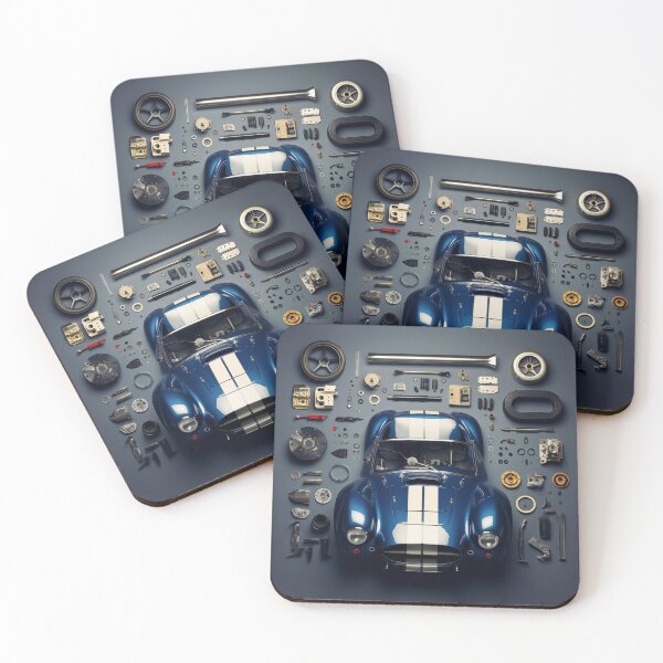 Item preview, 1964 Cobra Classic Car Knolling Craft designed and sold by StefNomadLife.