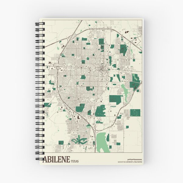 Item preview, Mapa de calles de Abilene designed and sold by mapsbymo.