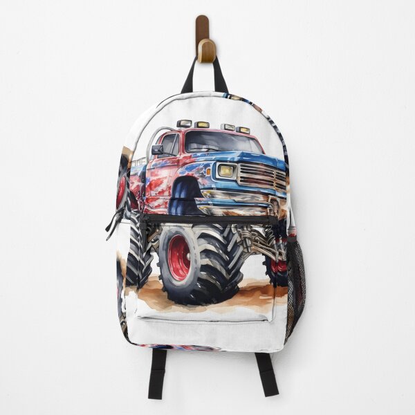 Item preview, watercolor drawing of a monster truck designed and sold by dcrc.