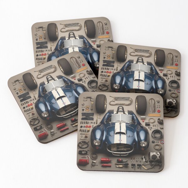 Item preview, 1964 Cobra Classic Car Knolling Craft designed and sold by StefNomadLife.