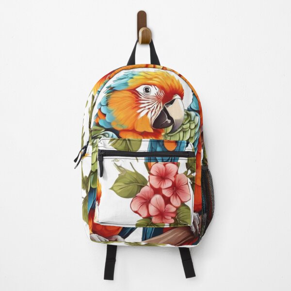 Item preview, Colorful macaw parrots in the jungle designed and sold by Cloe Dauplais.