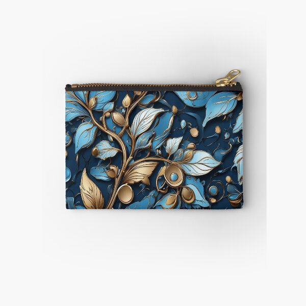 Item preview, Luxury Blue Flower Pattern v4 designed and sold by SimplifyCD.