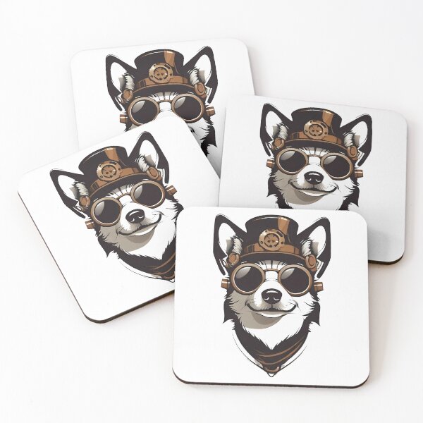 Item preview, Head Dog Steampunk designed and sold by WIKWOK.