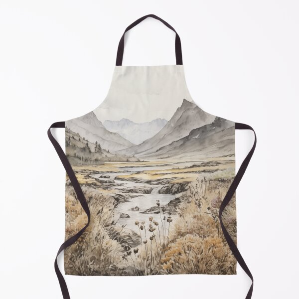 Artikelvorschau, Rolling Hills Harmony - Aquarelllandschaft entworfen und verkauft von PigmentPulse.