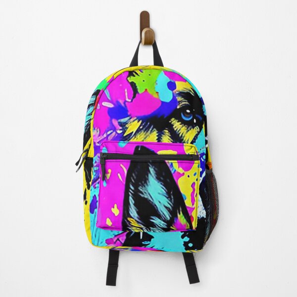 Item preview, Modern Bright AI generated German Shepard Dog Art designed and sold by artycraftylady.