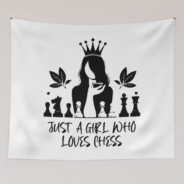 Item preview, Just A Girl Who Loves Chess designed and sold by teedory.
