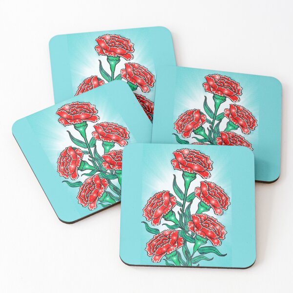 Item preview, carnation flowers  designed and sold by Shirley cute art .