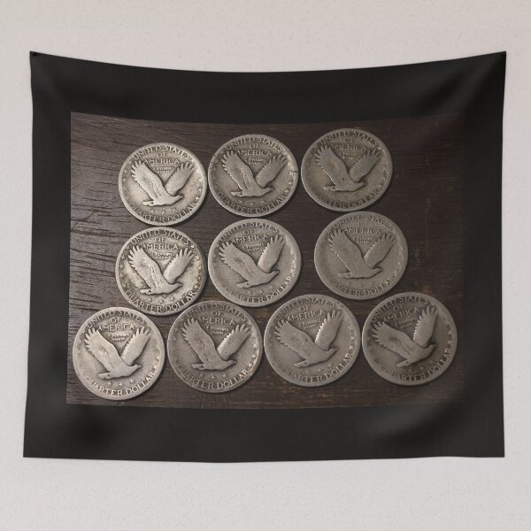 Item preview, Reverse of  Standing Liberty Quarters designed and sold by coinsxcrochet.