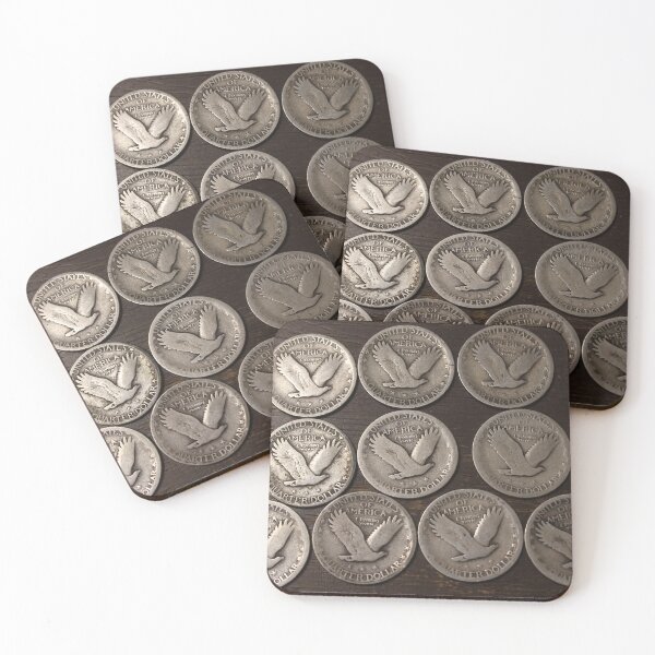 Item preview, Reverse of  Standing Liberty Quarters designed and sold by coinsxcrochet.