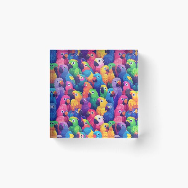Item preview, Parrot Parade: Hikari Shimoda Inspired Pattern designed and sold by cruzjone.