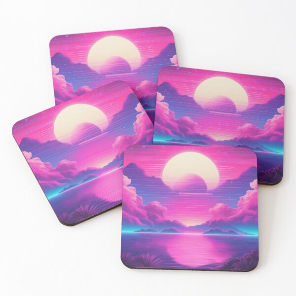 Item preview, Vapor Wave Sunset designed and sold by Mystical Widget Productions.