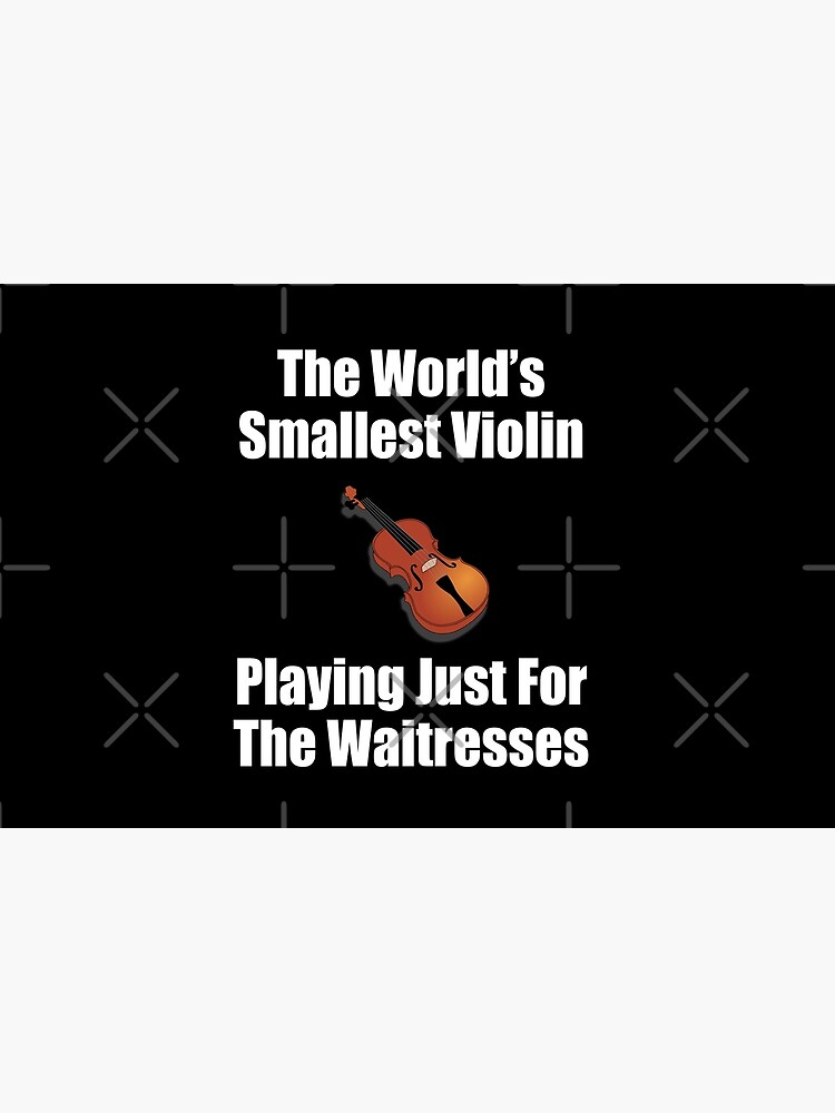 The World s Smallest Violin Reservoir Dogs Quote Zipper Pouch