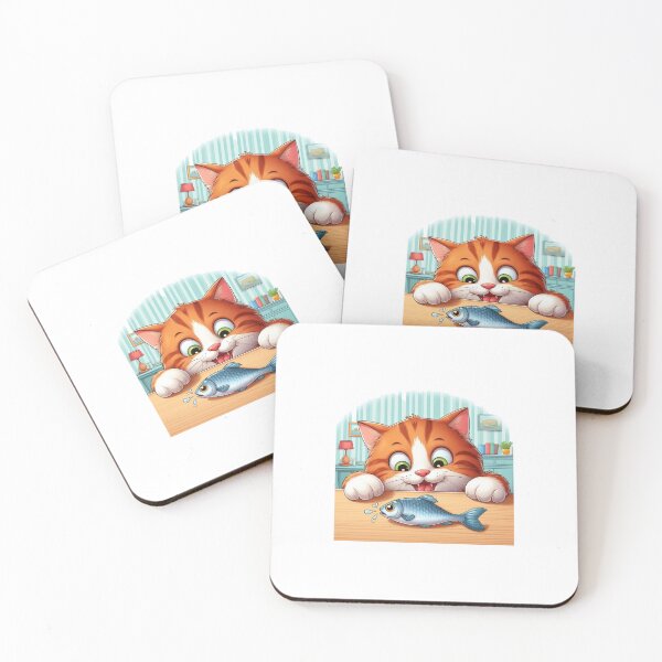 Item preview, A cat was about to steal some dried fish from the table. designed and sold by liugr-dl.