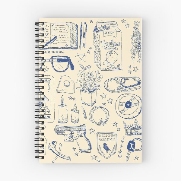 Item preview, the raven cycle sketch sheet designed and sold by amariedraws.