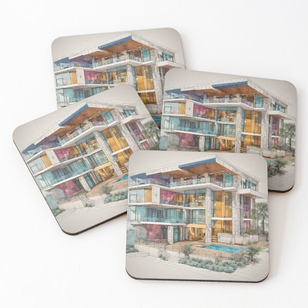 Item preview, Architectural Harmony: Explore Inspirational Color Palettes designed and sold by LitzoyGlobeArt.