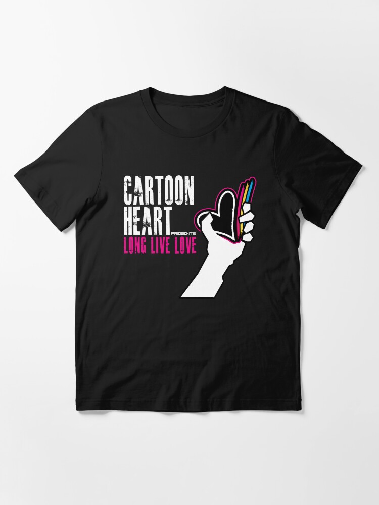 Alternate view of Cartoon Heart Presents: Long Live Love Essential T-Shirt