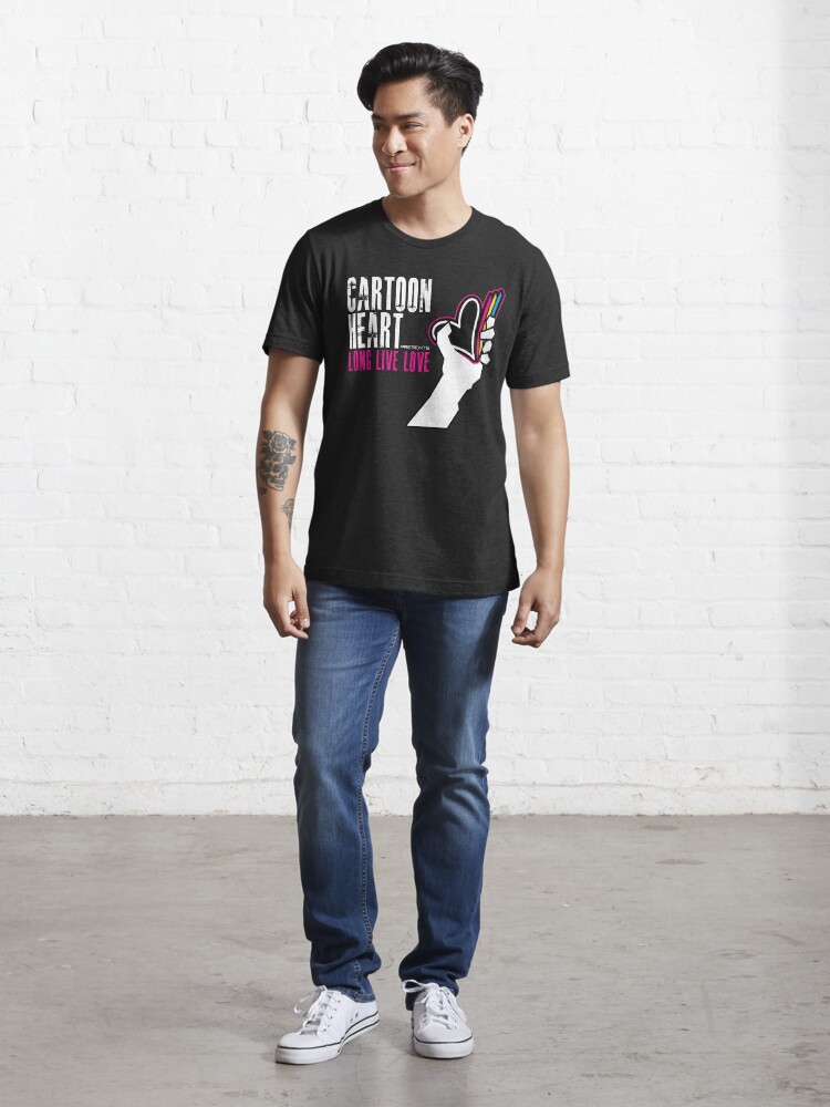 Alternate view of Cartoon Heart Presents: Long Live Love Essential T-Shirt
