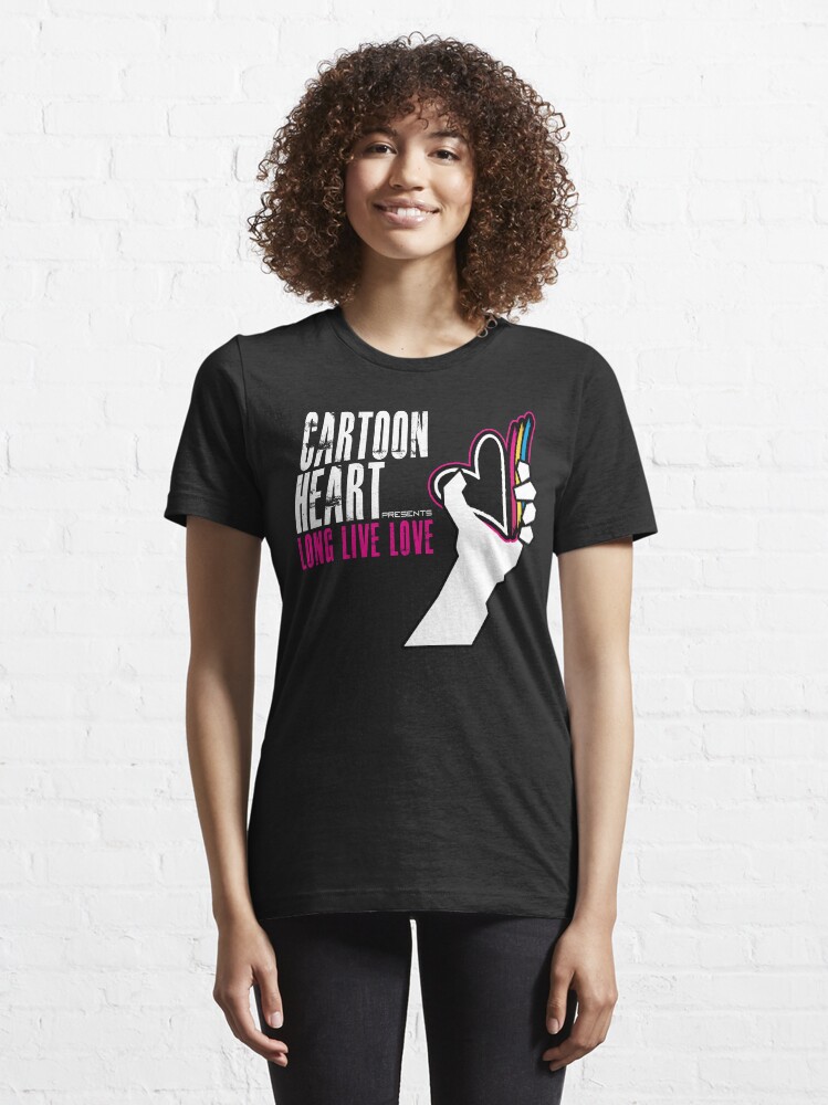 Alternate view of Cartoon Heart Presents: Long Live Love Essential T-Shirt