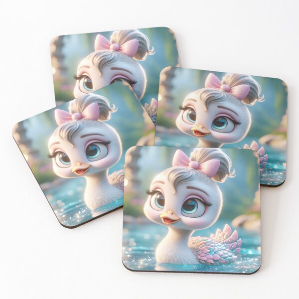 Item preview, Cute Mermaid Swan designed and sold by crownsforall.