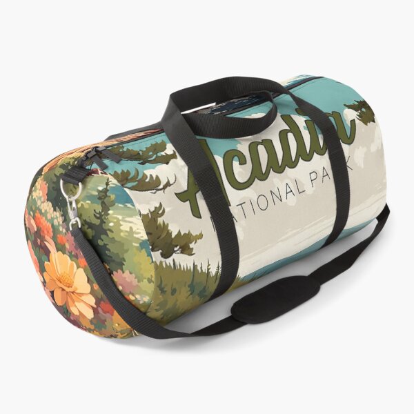 Item preview, Acadia National Park Modern Travel Ad designed and sold by Glimmersmith.
