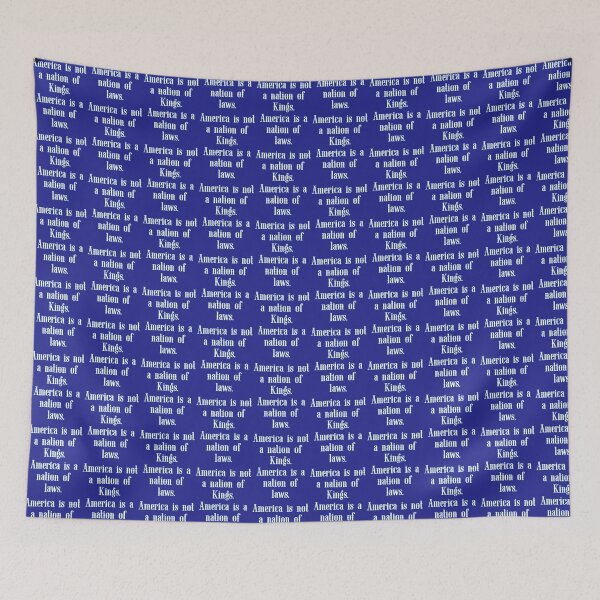 Item preview, America is not a nation of Kings. America is a nation of laws. Funny political satire. designed and sold by JoyOfHopeStore.