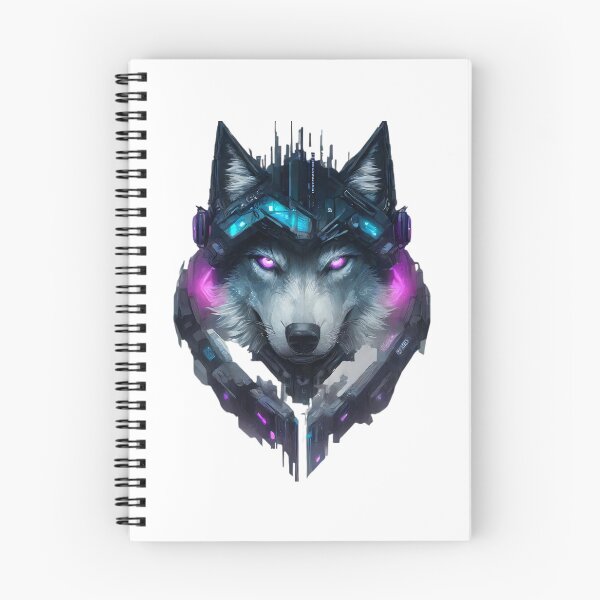 Item preview, Robot Wolf Illustrator Art Colorfull No.9 designed and sold by Rinomano.