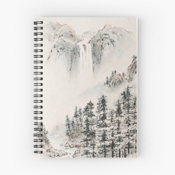 Item preview, Peaceful Winter Landscape - Traditional Chinese Ink Painting designed and sold by mingjan.