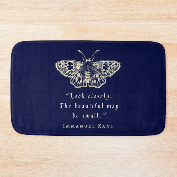 Item preview, Immanuel Kant  portrait and quote: Look closely, the beautiful may be small. designed and sold by artbleed.