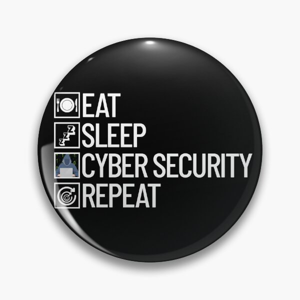 Item preview, Eat Sleep Cyber Security Repeat Funny Cybersecurity Gear designed and sold by DynamicDesign.