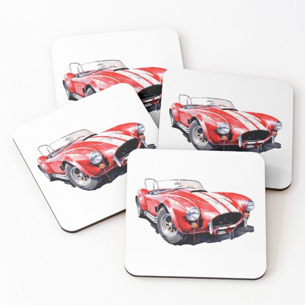 Item preview, 1964 Cobra Classic Car Watercolor Print designed and sold by StefNomadLife.