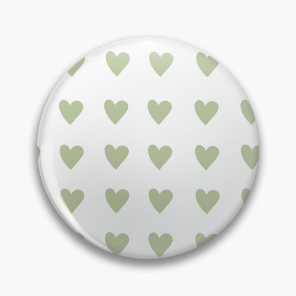 Item preview, 25 Minimalistic Sage Green Hearts Set designed and sold by posterful.