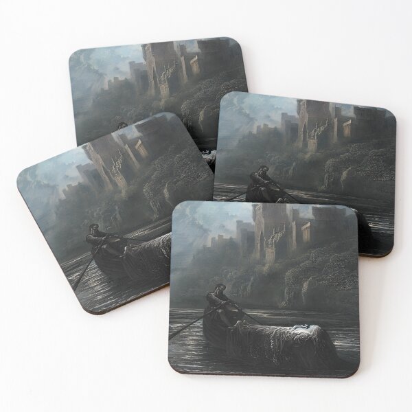 Item preview, The Body of Elaine Taken to King Arthur's Palace - Gustave Doré designed and sold by darkgothicart.