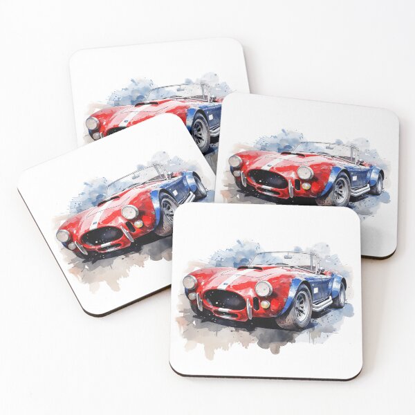 Item preview, 1964 Cobra Classic Car Watercolor Print designed and sold by StefNomadLife.