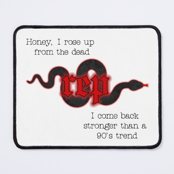 Item preview, Taylor Swift REP snake lyrics design designed and sold by PopPuns.